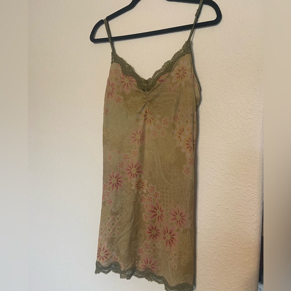 Victoria’s Secret Fairy Green Y2K Slip Nighty Dress VS